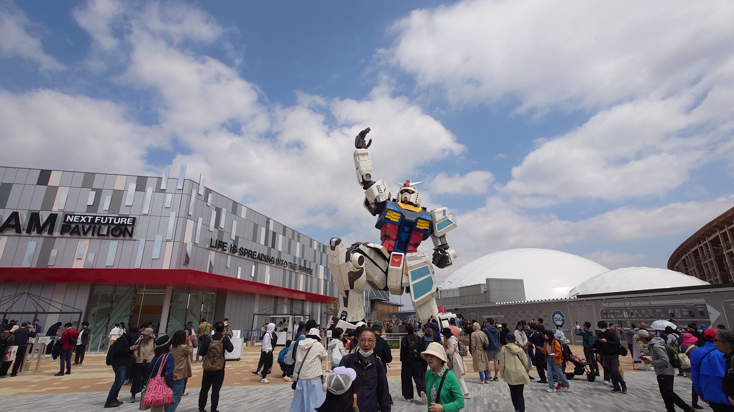 Day 4, April 16, 2025, Osaka Kansai Expo, guide in the western area
